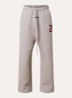Wide fit joggingbroek met flockprint - Grijs