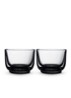 Pirch cortado glas set van 2 - Lichtgrijs