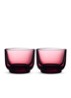 Pirch cortado glas set van 2 - Roze