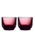 Pirch espresso glas set van 2 - Roze