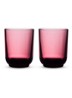 Pirch latte glas set van 2 - Roze