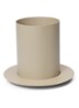 Auran bloempot van ijzer voor binnen en buiten  Ø15 cm - Beige