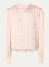 Marion blouse van satijn met ballonmouw - Roze
