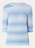 Marylou grofgebreide top met lurex - Blauw