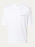 Boxy T-shirt met logo - Wit