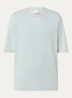 Boxy T-shirt met logo - Lichtblauw
