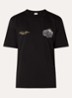 Citrus T-shirt met logo- en backprint - Zwart