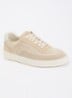 Mondo Stack sneaker van suède - Beige