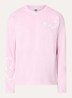 Blossom longsleeve met logo - Roze