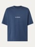 Box T-shirt met logoprint - Blauw