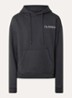 Hoodie met logo- en backprint - Antraciet