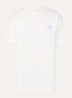 Rubber T-shirt met logo - Wit