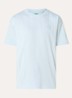 Rubber T-shirt met logo - Blauwgrijs
