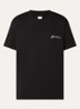Signature T-shirt met logo - Zwart