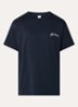 Signature T-shirt met logo - Donkerblauw