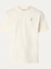 Bellis T-shirt met logoborduring - Beige