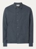 Berry comfort fit overshirt met steekzakken - Donkergrijs