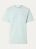 Oak T-shirt met logoborduring - Lichtblauw