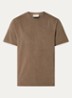 Oak T-shirt met logoborduring - Khaki
