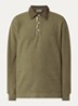 Regular fit polo met logo - Mosgroen