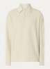 Regular fit polo met structuur - Beige