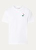 Rest T-shirt met logo - Wit