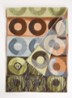 Sjaal met print en franjes 35 x 195 cm - Multicolor