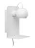 Ball wandlamp 30 cm - Wit
