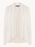 Josie openvallend vest met stretch - Creme