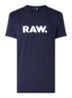 Holorn T-shirt met logoprint - Royalblauw