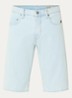 Mosa straight fit korte broek van denim - Zwart