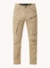 Rovic tapered fit cargobroek in katoenblend - Khaki