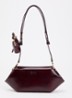 Bou East crossbodytas met etui en afneembare schouderriem - Bordeauxrood