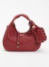 Hobo Mini handtas met afneembare schouderriem - Donkerrood