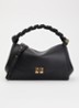 Very Bou schoudertas met gevlochten detail en afneembare schouderriem - Zwart