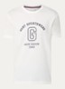 College G T-shirt met logoprint - Gebroken wit