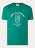 College G T-shirt met logoprint - Groen