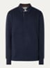 Fijngebreide trui met polokraag - Blauw