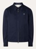 Jack met logo en steekzakken - Donkerblauw
