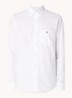 Reg Oxford regular fit overhemd met borstzak - Wit
