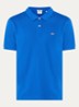 Regular fit polo van piqué katoen met logo - Blauw