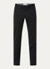 Slim fit chino in  katoenblend met steekzakken - Zwart