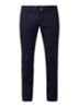 Slim fit chino van katoen - Donkerblauw