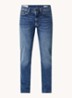 Slim fit jeans met steekzakken - Indigo