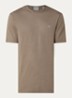 T-shirt met logo - Lichtbruin