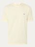 T-shirt met logoborduring - Vanillegeel