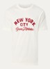 T-shirt met print - Gebroken wit