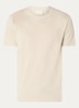 T-shirt met structuur - Beige