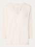 Fijngebreide pullover van kasjmier - Creme