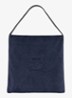 Lady GD schoudertas van suéde - Donkerblauw